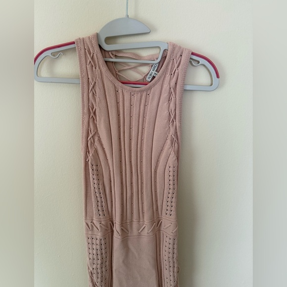 Ronny Kobo Pink Sleeveless Knit Dress - Picture 3 of 8